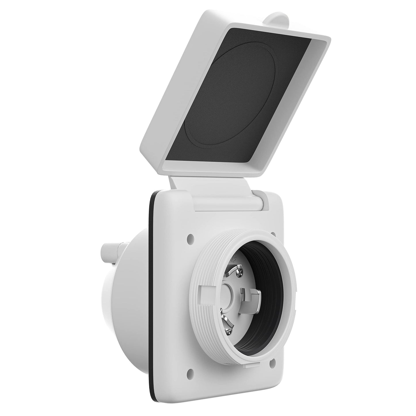 Twist Lock RV Power Inlet 125V 30 AMP with Stainless Steel Pins and Screws