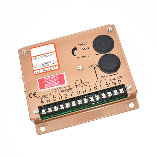 Electronic Engine Speed Controller for Generator Efficiency and Performance