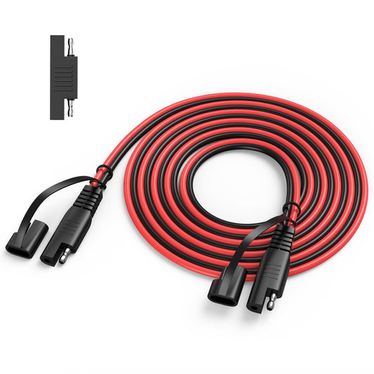 SAE 10FT Extension Cable for Battery Charger and Solar Panel Connection