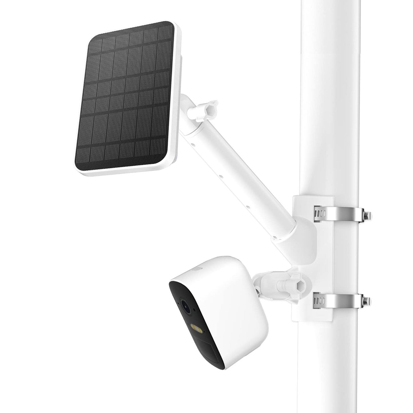 Versatile 2-in-1 Outdoor Mount for Eufycam and Solar Panel Installation