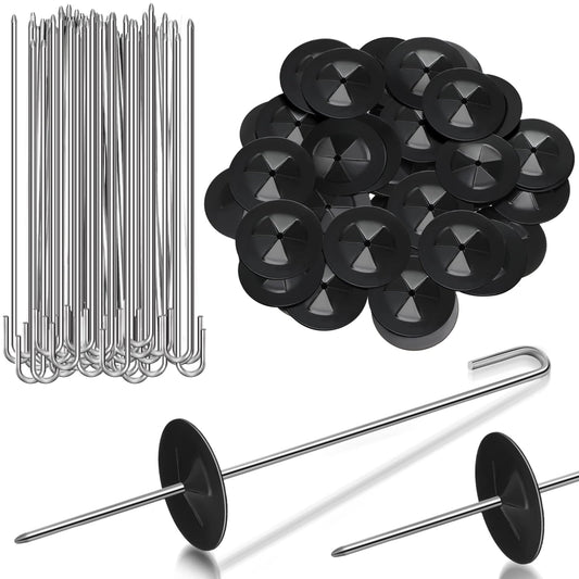 Solar Panel Fastener Clips Kit for Bird Protection - 50 Pack, 25mm