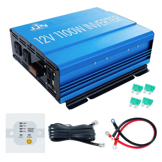 1100 Watt Modified Sine Wave Inverter for Home and Off-Grid Power Solutions