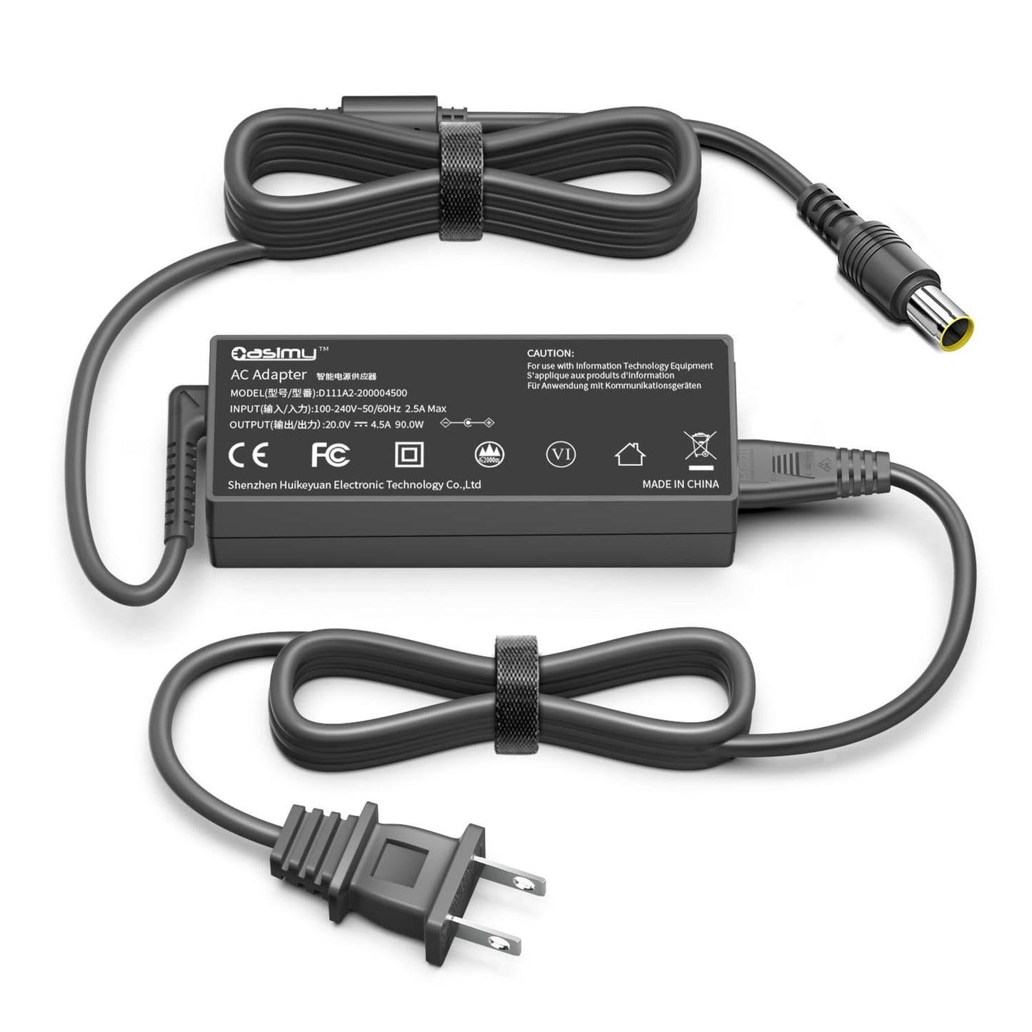 20V 90W AC Adapter for Jackery Portable Power Stations and Generators