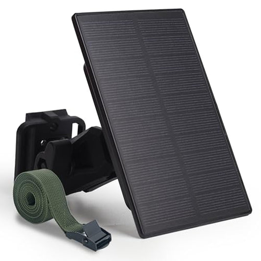 Solar Power Kit for Trail Cameras with 5200mAh Battery and Connectors