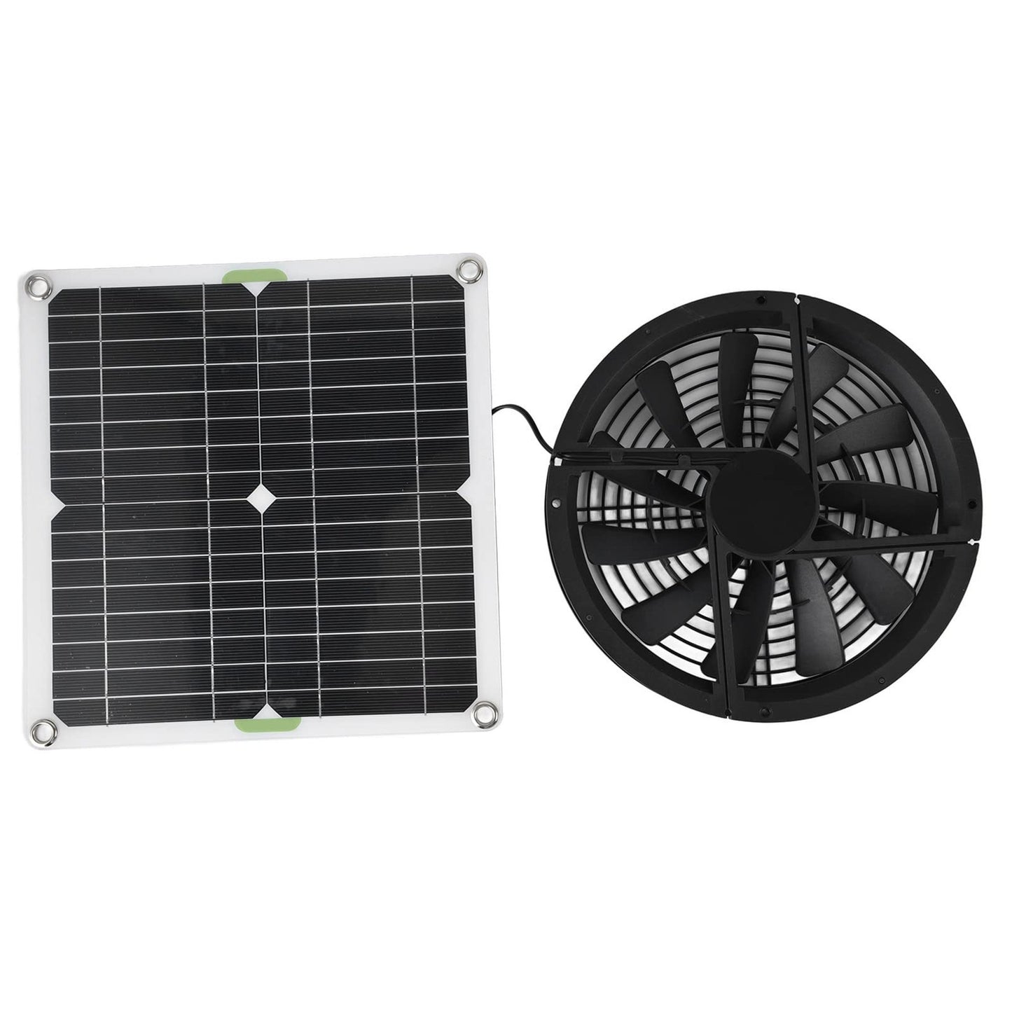 Solar Powered 100W Ventilation Kit for Greenhouses and Sheds