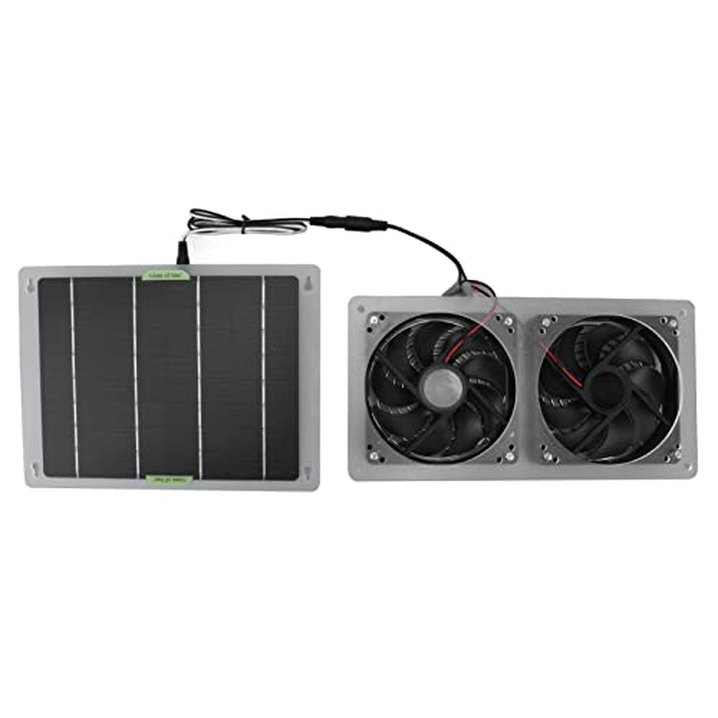 Solar Breeze 100W Dual Exhaust Fan Kit for Efficient Ventilation