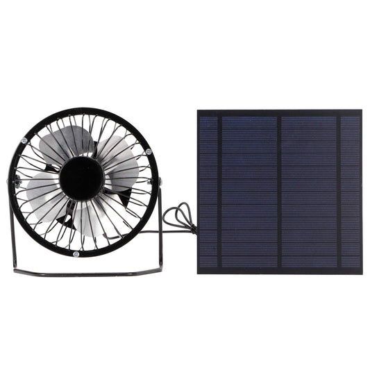 Eco-Friendly 5W Solar Panel with Fan for Greenhouses and RVs