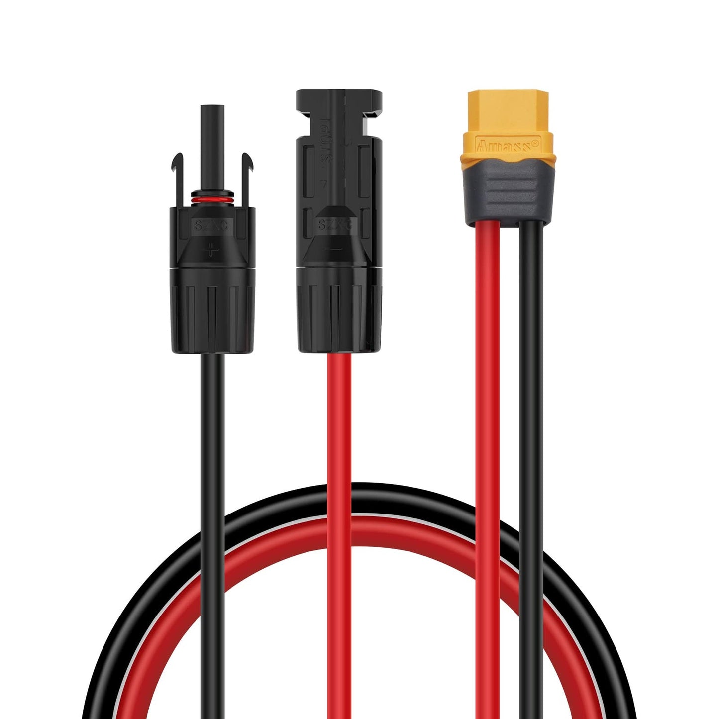 MC-4 to XT60 Solar Connector Adapter Cable for Generators and Panels