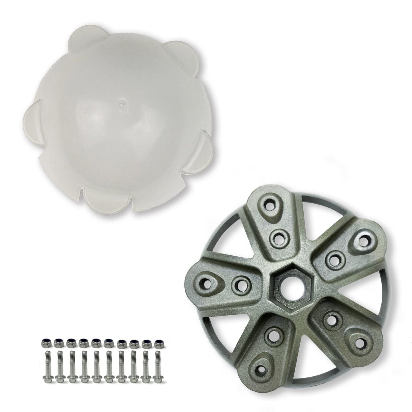 Compact Wind Turbine Hub Kit with 5 Blades and Fasteners for DIY Energy Solutions