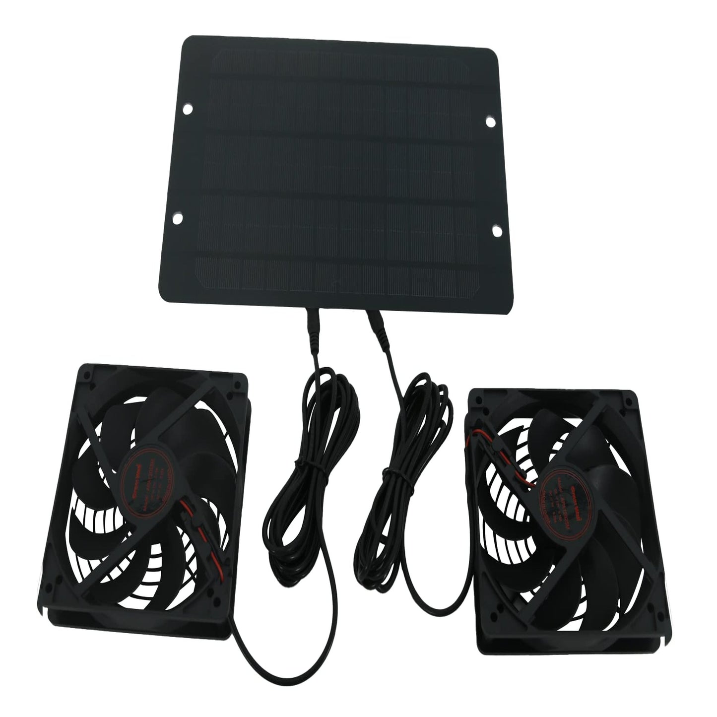 Eco Breeze Solar Exhaust Fan for Greenhouses, Attics, and Outdoor Spaces