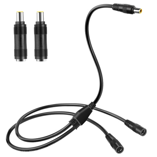 Solar Panel 8mm Y Splitter Adapter for Portable Power Stations