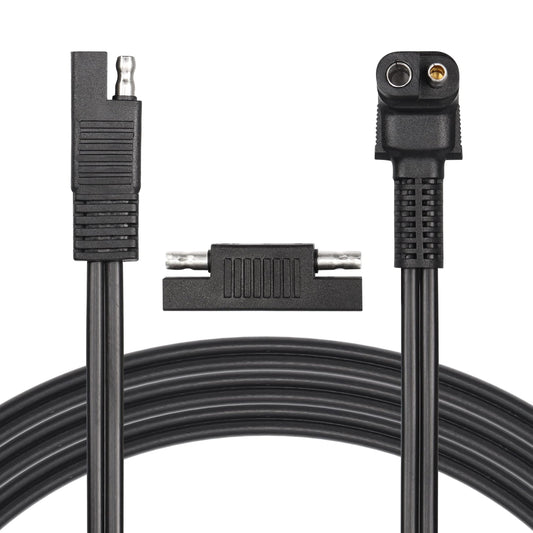 90 Degree SAE Extension Cable 0.9m 12AWG Quick Disconnect for Solar and Vehicles