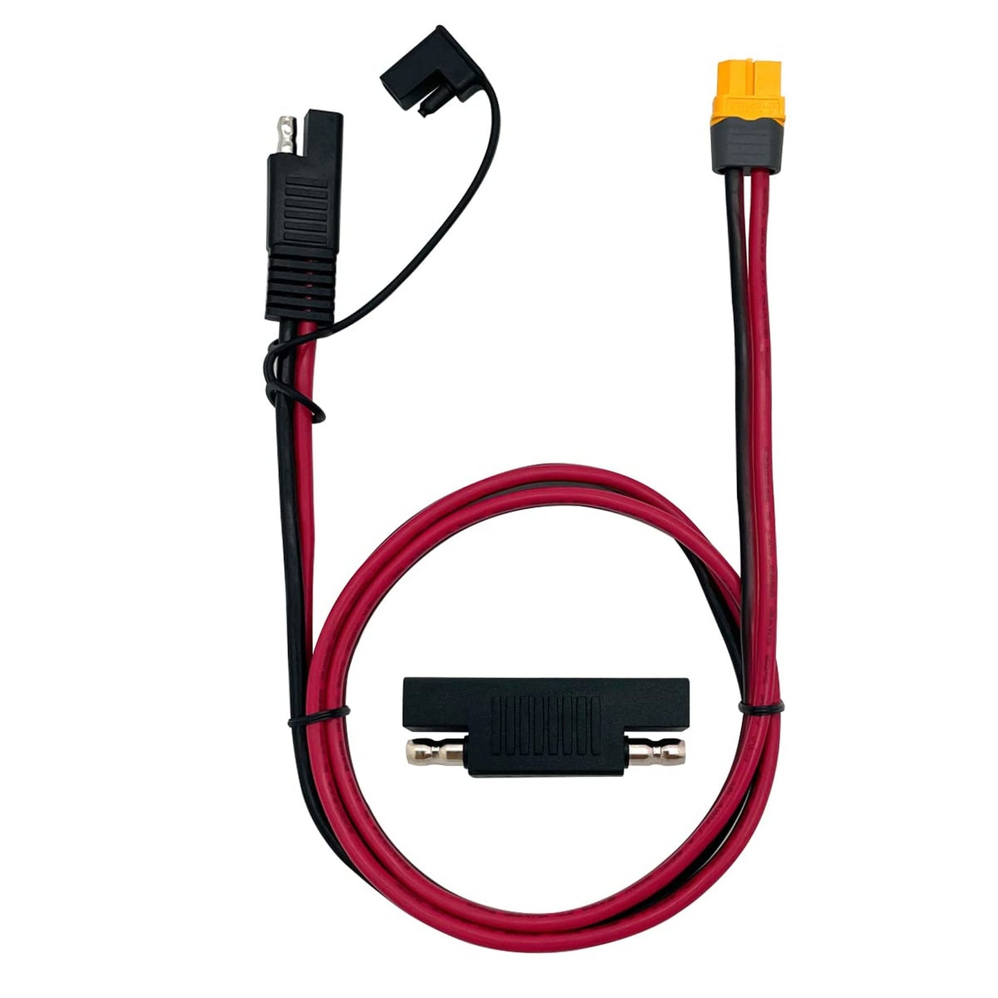 SAE to XT60 Connector Cable 12AWG for Solar Generators and RC Batteries