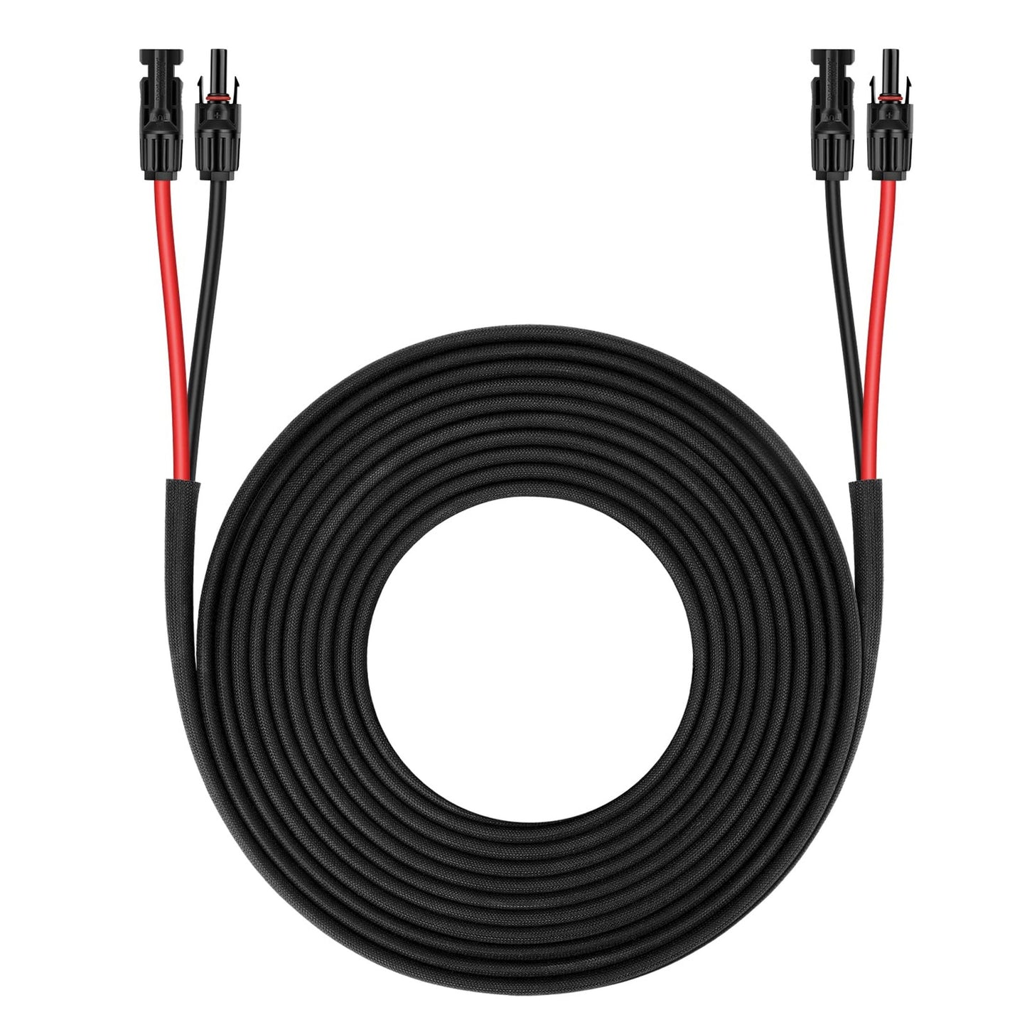 25FT 10AWG Solar Panel Extension Cable with Male and Female Connectors