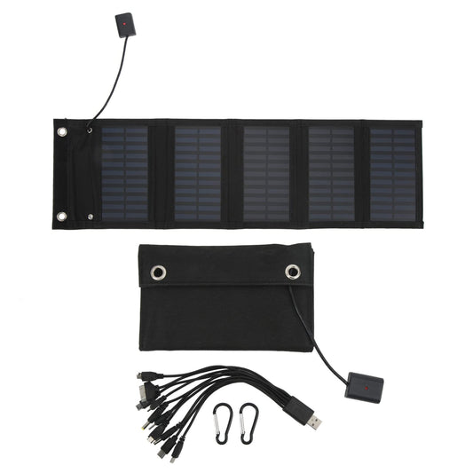 Portable 25W Waterproof Folding Solar Panel with USB for Devices