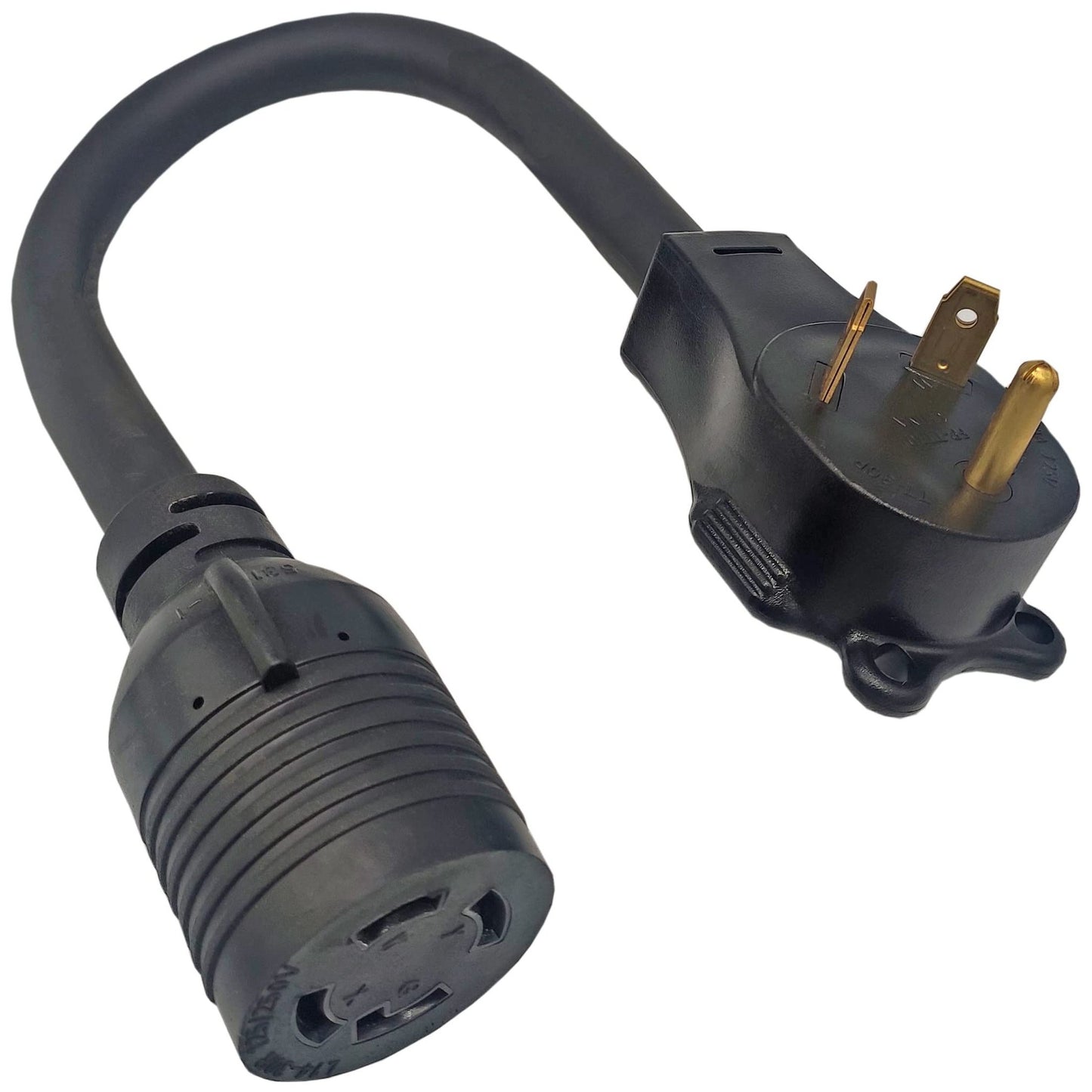 30A Generator Adapter Cord TT-30P to L14-30R for 125V Power Connection