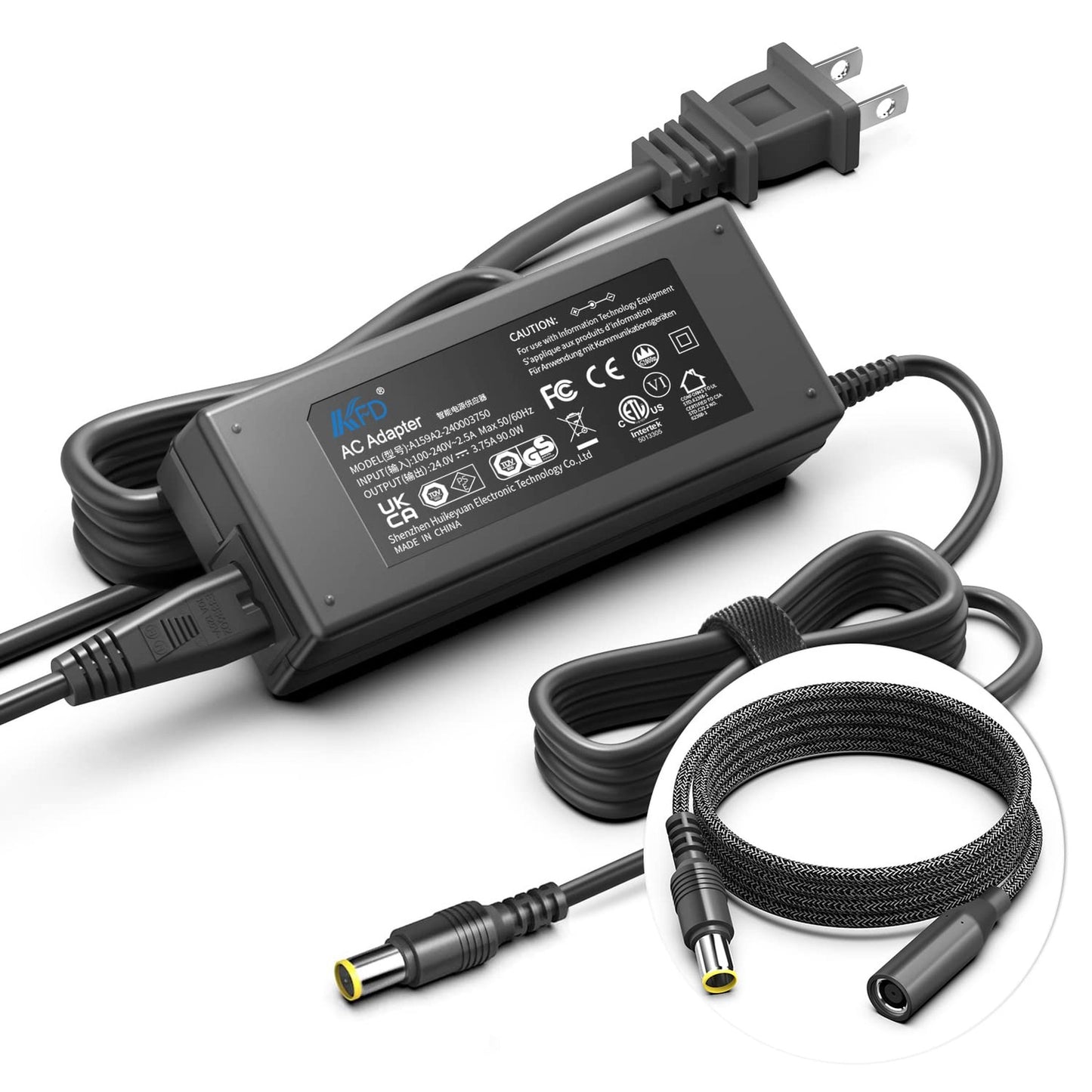 Jackery 500 Power Adapter with 10FT Extension for Portable Stations