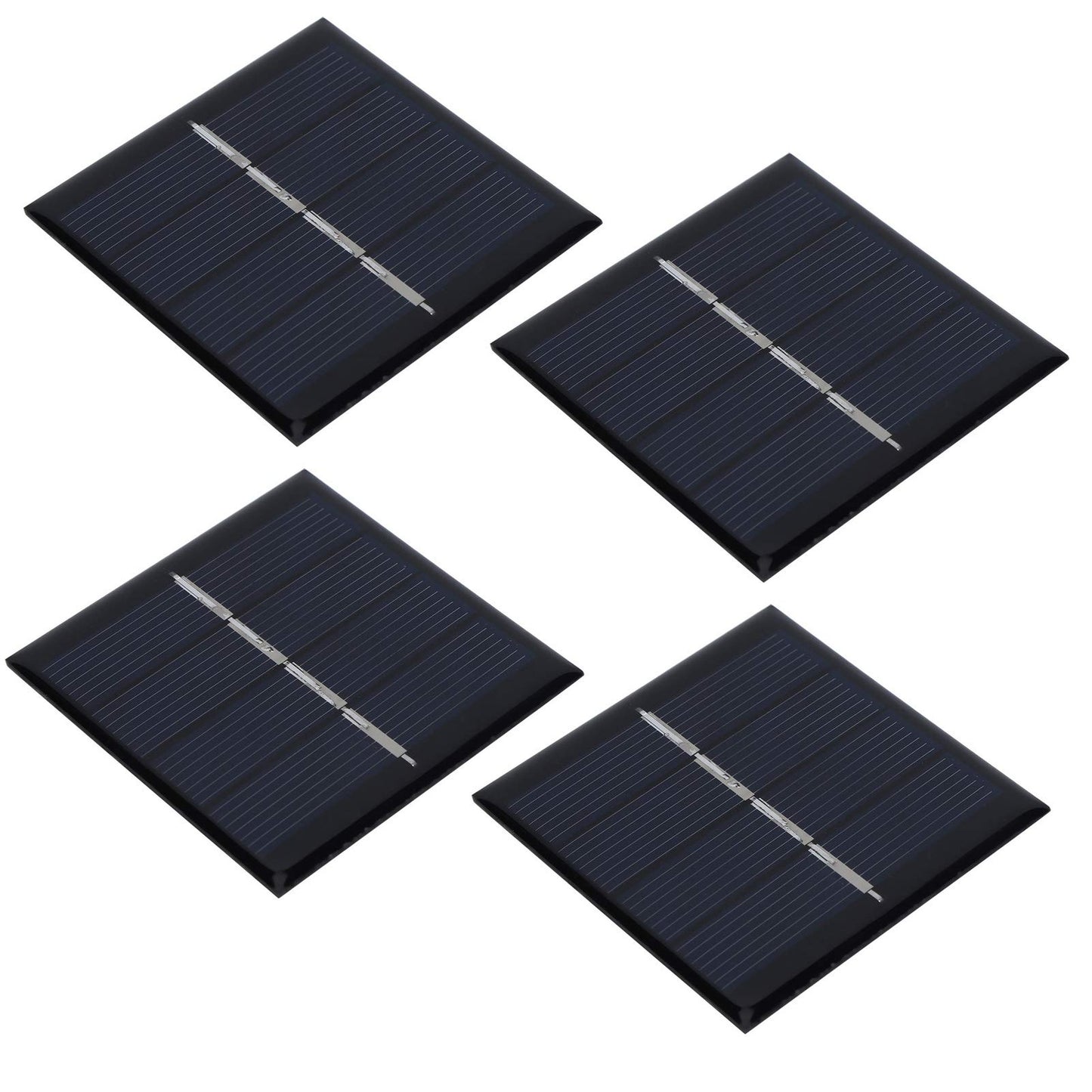 Compact 4Pcs 0.45W Waterproof Solar Panel Kit for DIY Charging Solutions