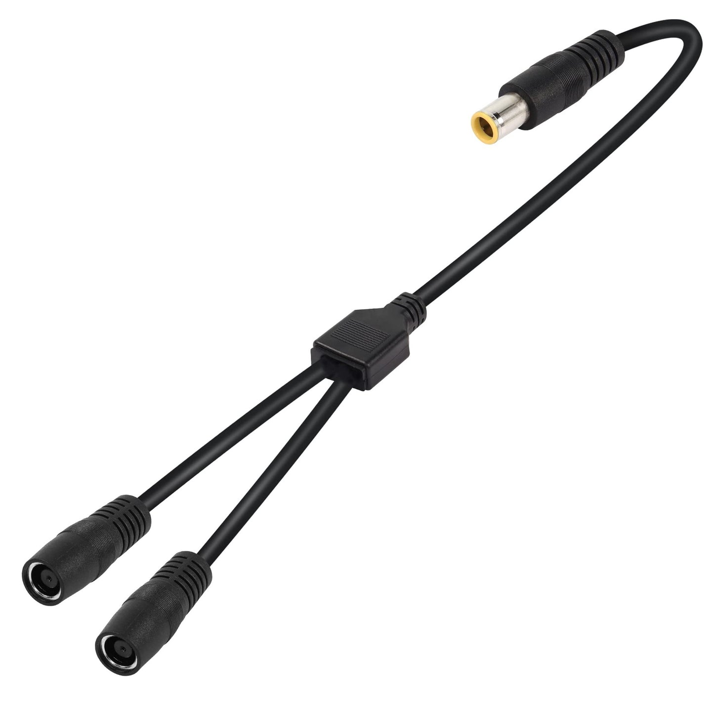 Dual Output DC Y Splitter Adapter Cable for Power Stations and Solar Panels