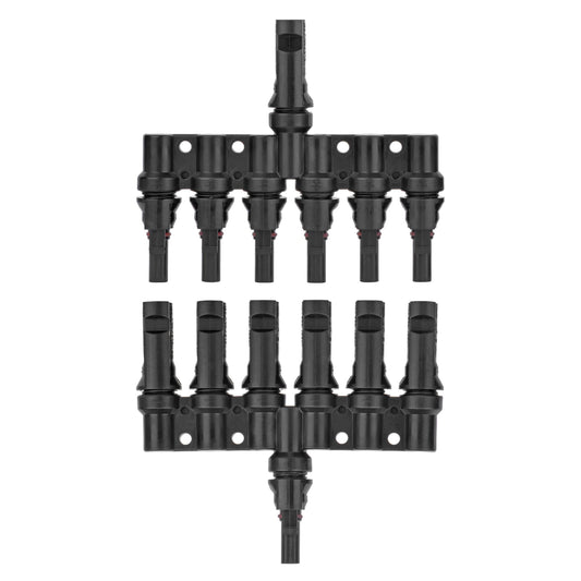 Solar Panel 6 Way Y Branch Connector Kit for DIY Parallel Wiring