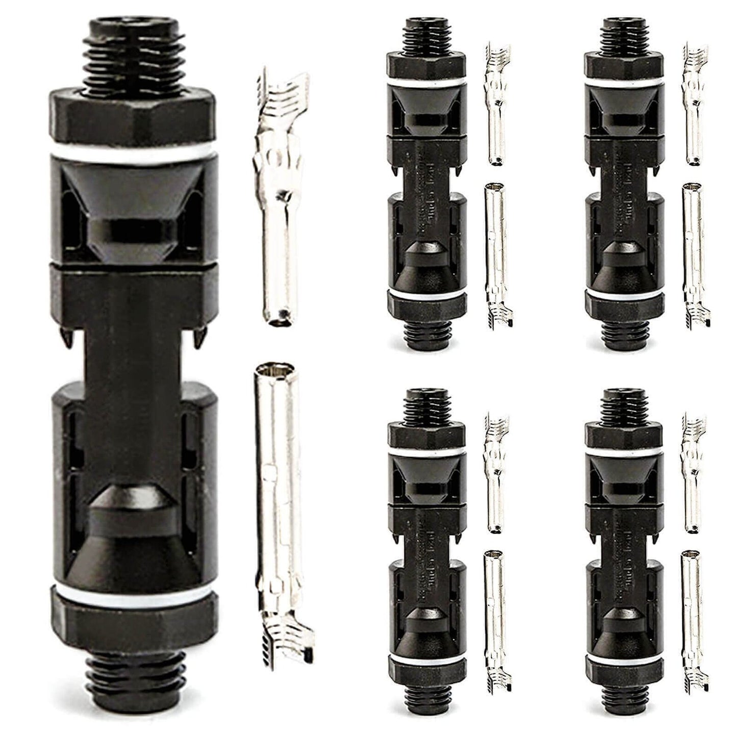 10PCS Waterproof Solar Panel Connectors for 30A Inverter and Combiner Box