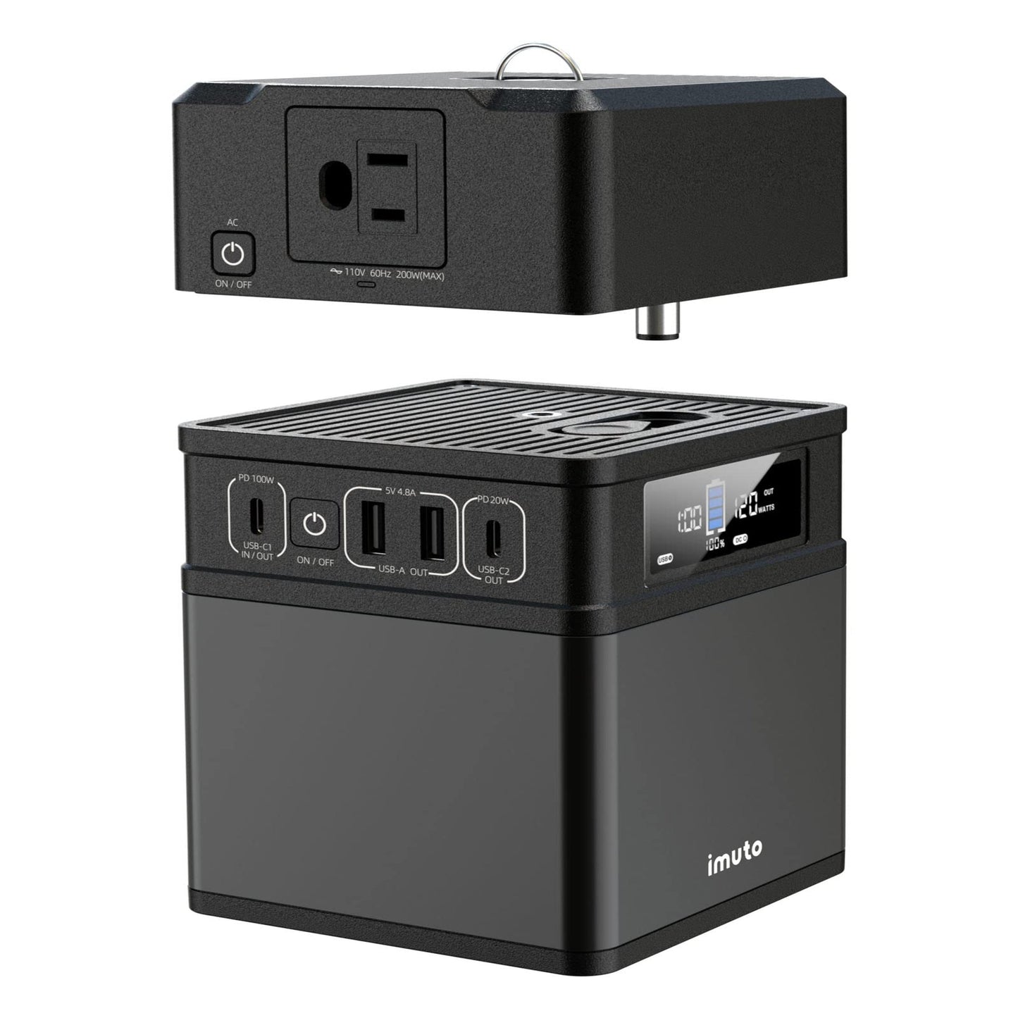 110V AC Converter 200W for Mini Solar Power Station and Home Use