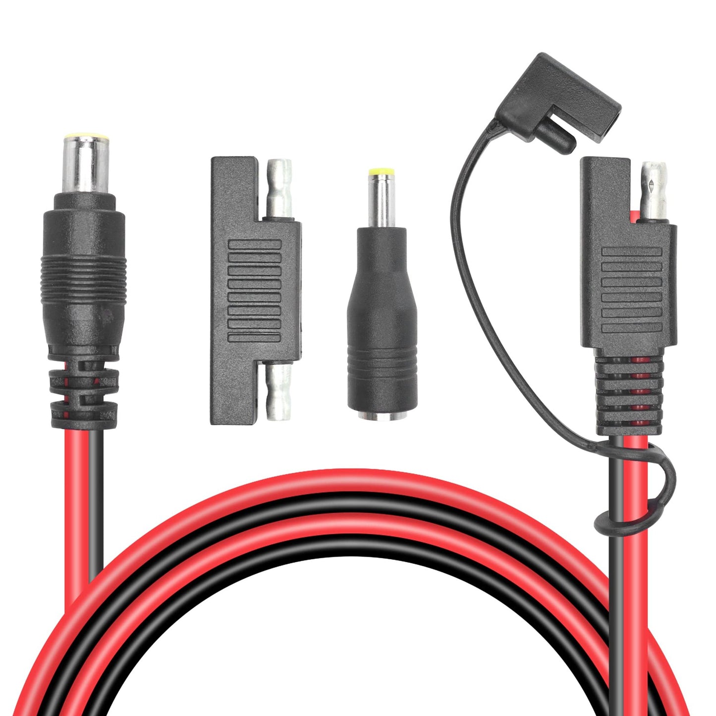 Versatile 8mm Male to SAE Connector Adapter for RV Solar Generators 6Ft