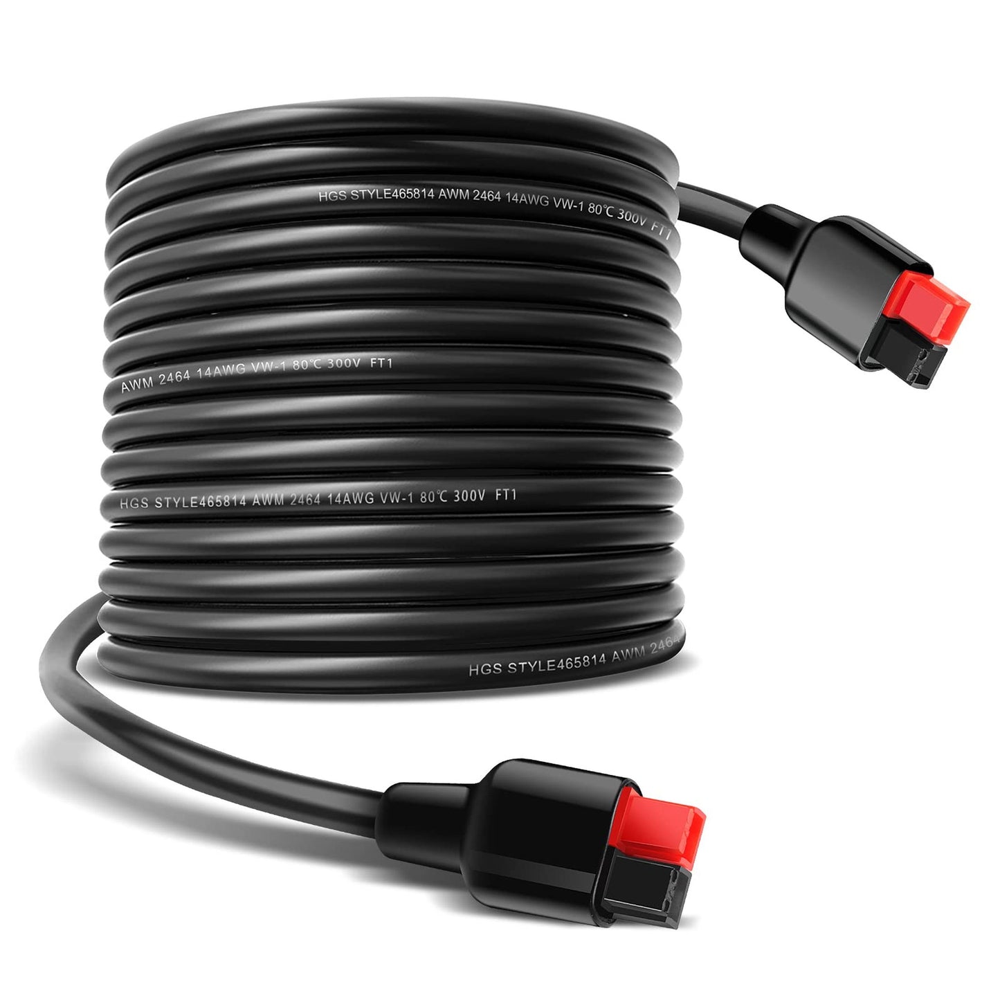 30Ft Solar Extension Cord 14AWG for Anderson Connectors and Solar Generators