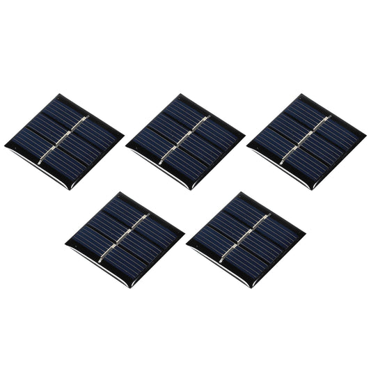 Pack of 5 Compact Solar Panel Cells for DIY Power Projects