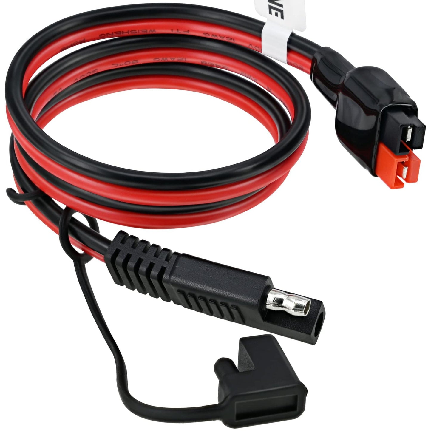 Anderson Connector 2FT 12AWG 45A SAE Extension Cable for Solar Generators