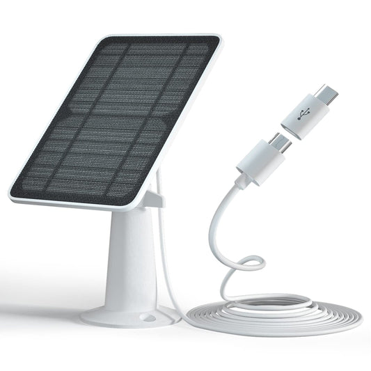 Solar Panel for Eufycam 2C Pro - Continuous Power Supply with 9.8ft Cable