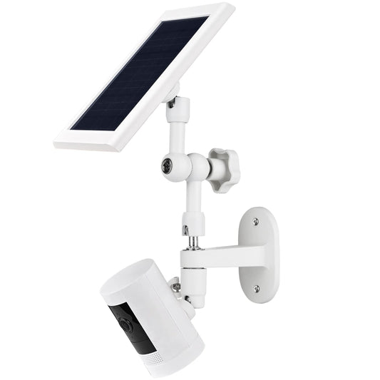 Adjustable 2-in-1 Wall Mount for Ring Solar Panels and Battery Cameras