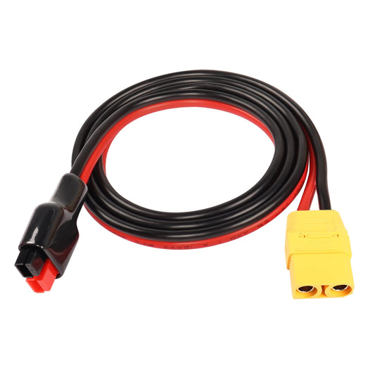 XT90 Solar Connector Extension Cable 1M 12AWG for RC LiPo Power Solutions