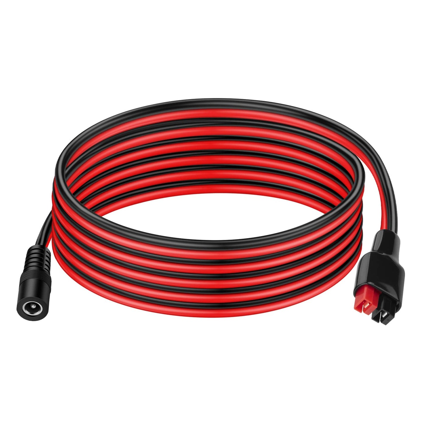 10ft DC Power Female Plug Cable with 8mm Adapter for Portable Generators