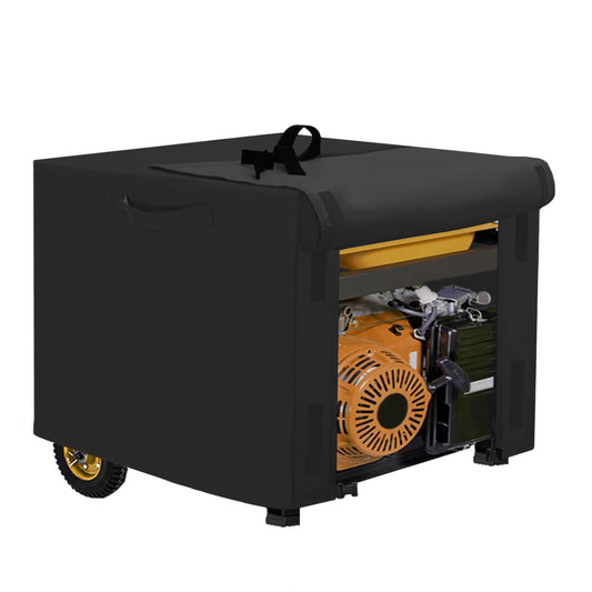 Universal Waterproof Outdoor Generator Cover 38x28x30 Inch UV Resistant Black