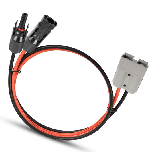 4mm Solar Panel Cable 3.2ft with 50A Anderson Connector for Generators