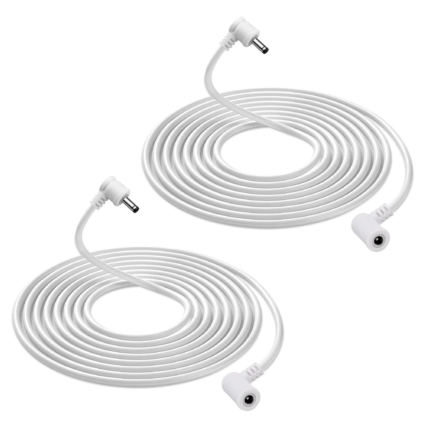 Solar Panel Power Extension Cable 12FT DC Extender Cord 2-Pack