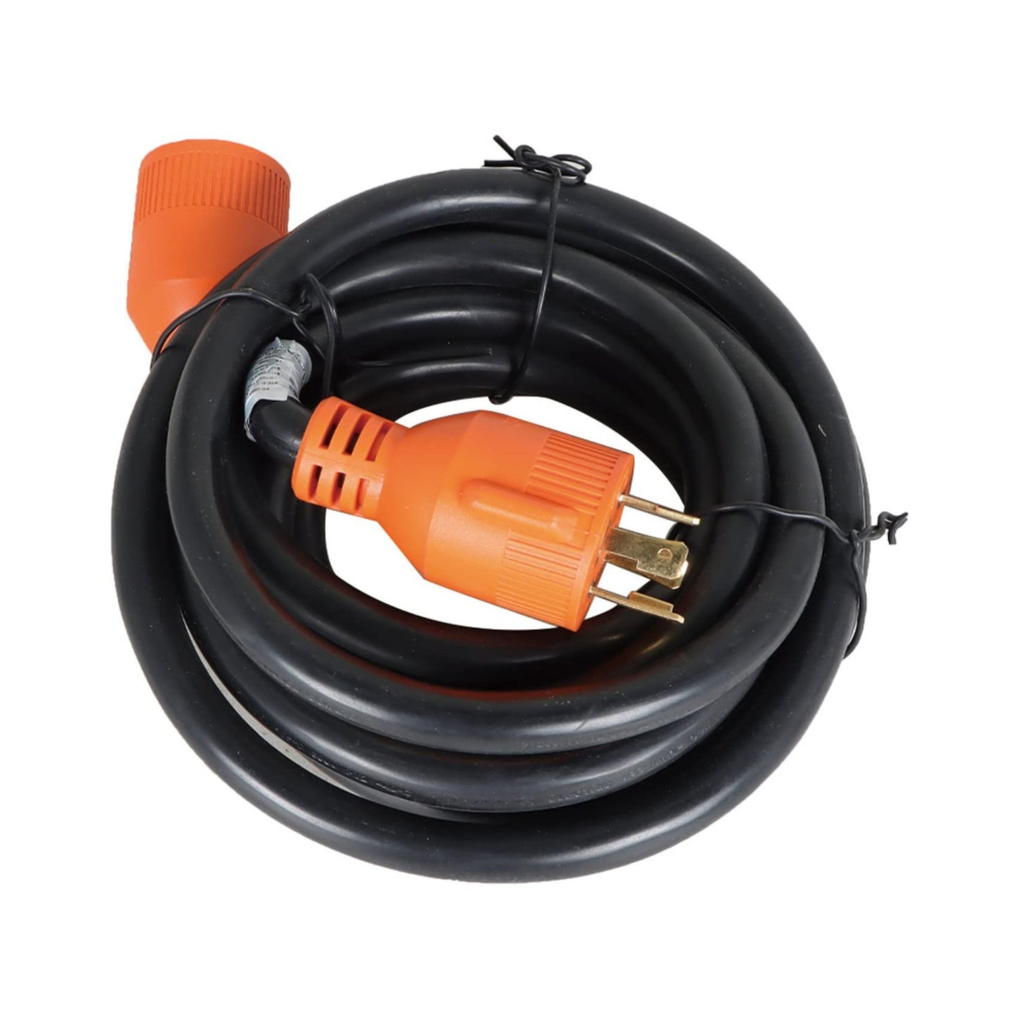 30A 15FT Heavy Duty Generator Extension Cord 4 Prong 125/250V 7500W