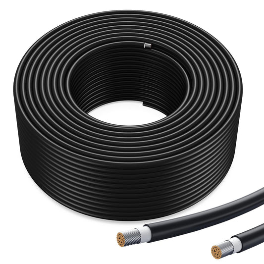 100FT 10AWG Solar Panel Extension Cable for Outdoor RV and Marine Use