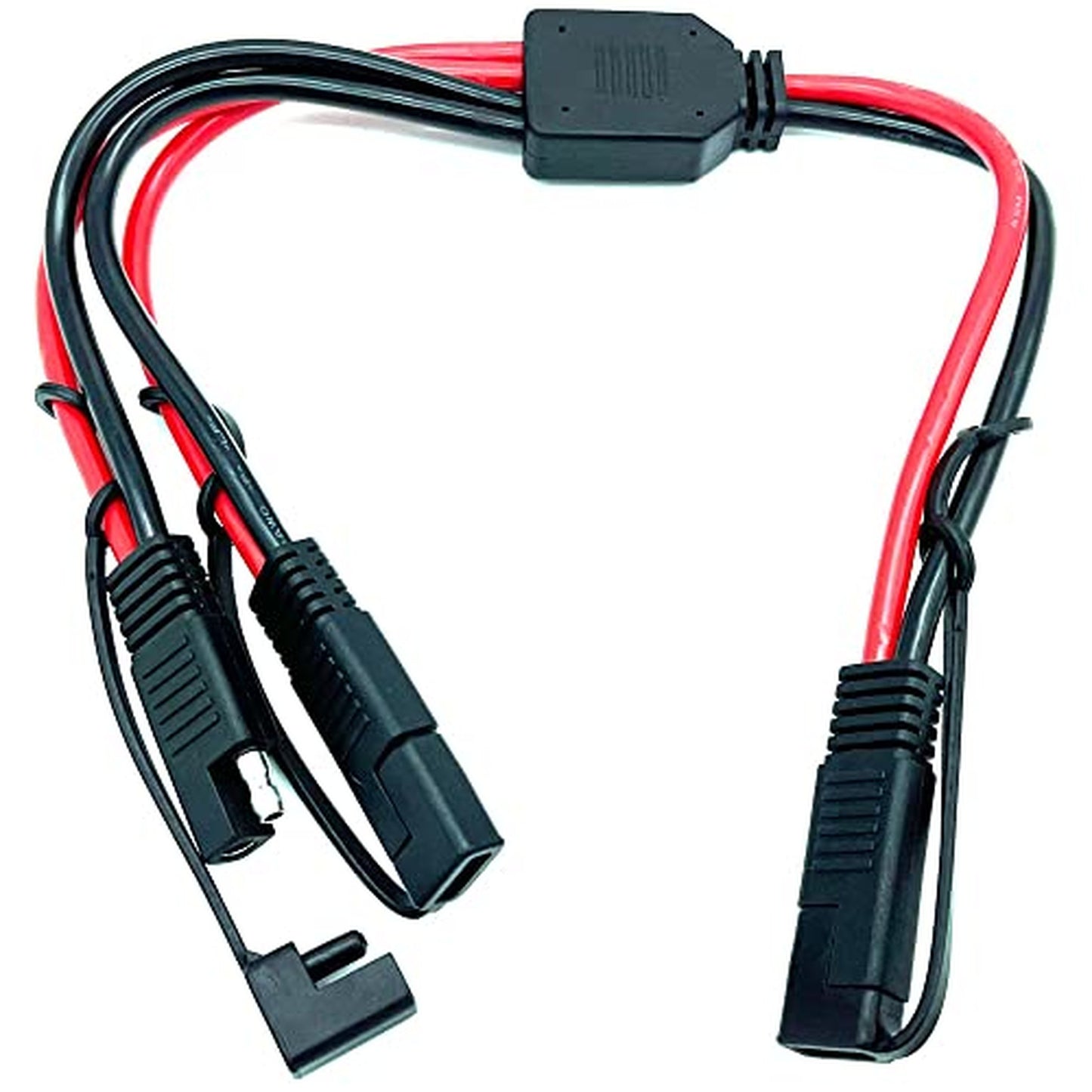 SAE Y Splitter Adapter Cable for Dual DC Power Connections 10AWG 40cm