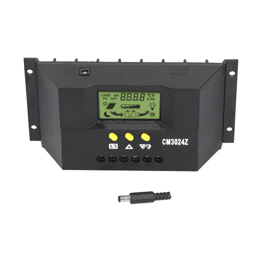 Smart 30A PWM Solar Controller with LCD and Auto Voltage