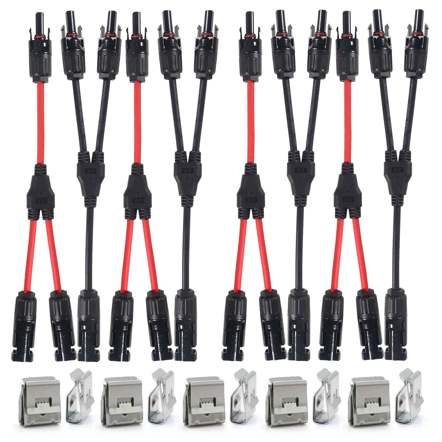 Solar Connector Y Branch Parallel Adapter Cable for Efficient Panel Wiring