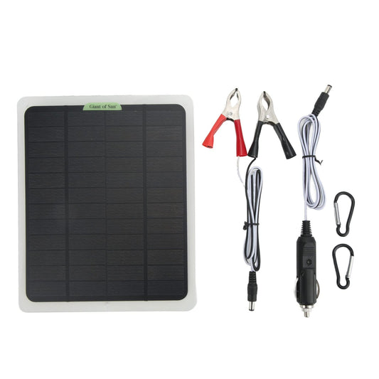 SolarTrickle 12V 20W Portable Battery Charger with Dual USB Output