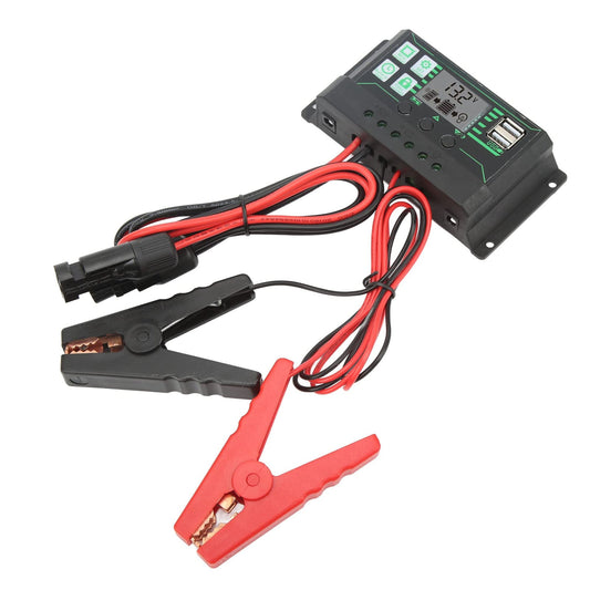 Smart MPPT Solar Charge Controller 12V 24V with LCD Display for 360W Panels