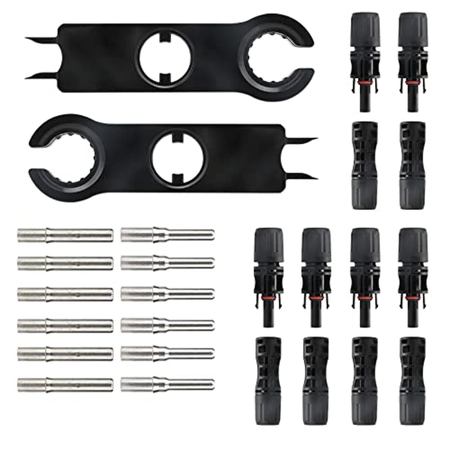 High-Performance 50A Solar Panel Cable Connectors IP67 Waterproof 10AWG