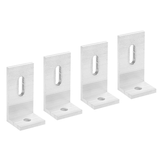 Aluminum L Brackets for Solar Panel Mounting Pack of 4