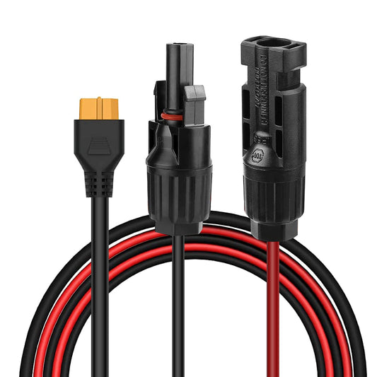 Solar Connector XT60 Adapter Cable for Portable Power Stations 5.9ft