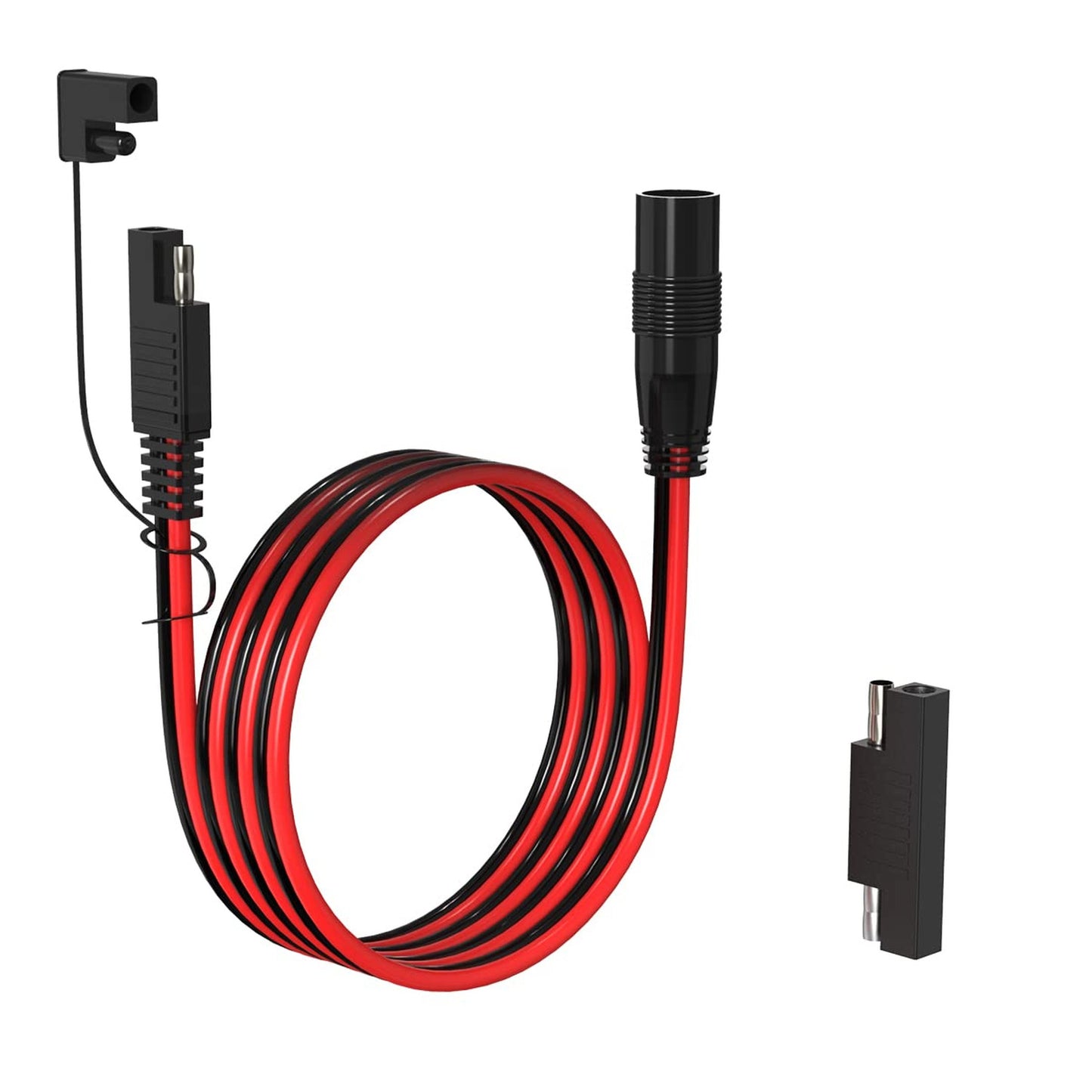 8mm Female to SAE Connector Adapter with 6FT 14AWG Extension Cable for Solar Power