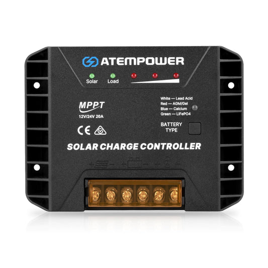 Smart MPPT Solar Controller for Lithium and Lead Acid Battery Types