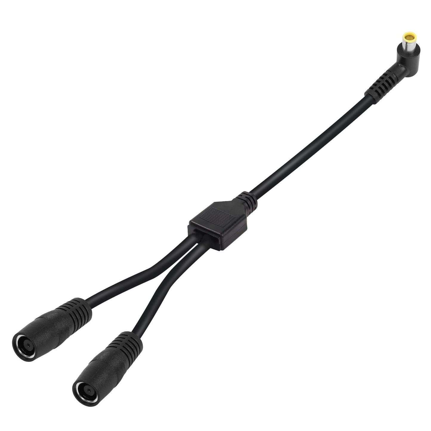 Y Splitter Power Cable 14AWG Right Angle Adapter for Solar and RV Charging